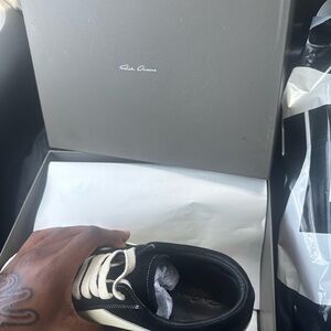 Rick Owens Monochrome Men's Sneakers